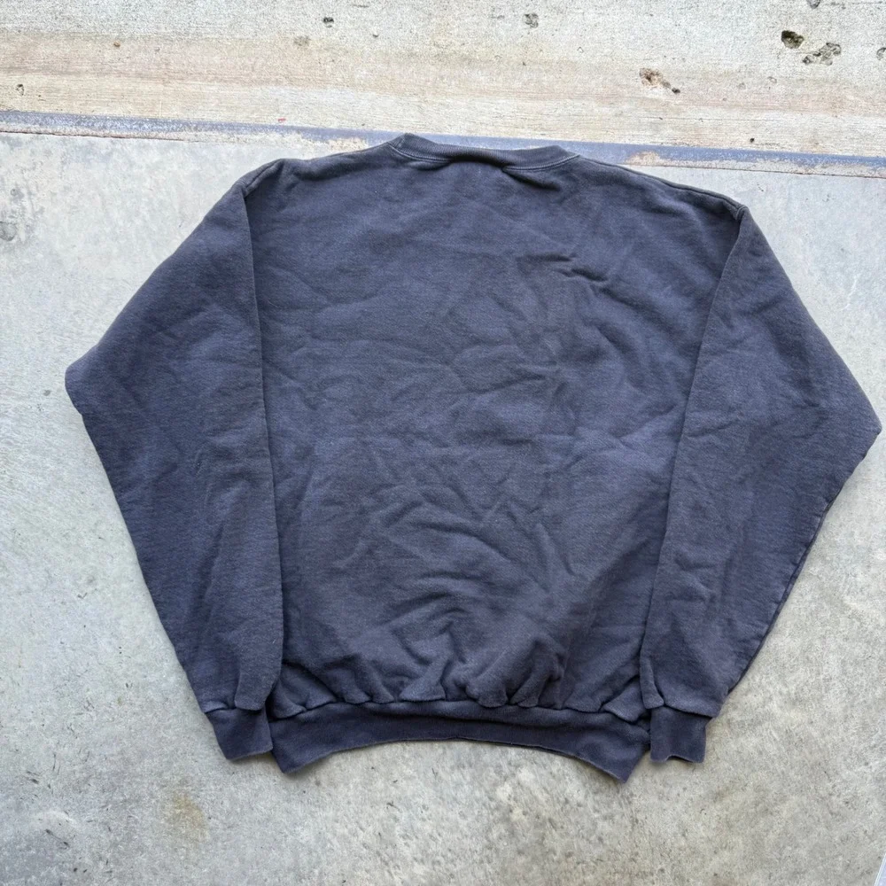 Team Edition Colorado Buffaloes Sweatshirt Vintage Crewneck Black Embroidered L